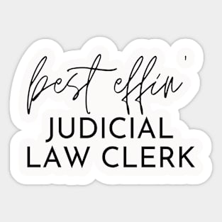 Judicial Law Clerk Gift Idea For Him Or Her, Thank You Present Sticker